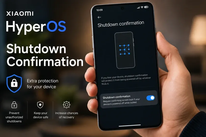 Xiaomi HyperOS Shutdown Confirmation